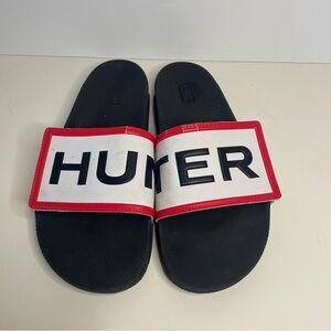 Hunter slides slippers velcro men women unisex